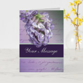 Een beetje sering kaart (Gele Bloem)