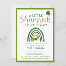 Een beetje Shamrock St. Patricks Rainbow Baby show