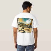 Een beetje slang t-shirt (Achterkant volledig)
