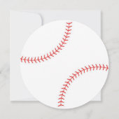 Een beetje Slugger Baby shower Kaart (Achterkant)