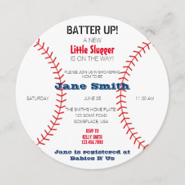 Een beetje Slugger Baby shower Kaart