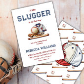 Een beetje Slugger - Rookie Baseball Baby shower Kaart
