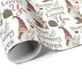 Een beetje smakelijk kerstwrappeerpapier cadeaupapier (Rol Hoek)