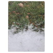 Een beetje sneeuw klembord (Achterkant)