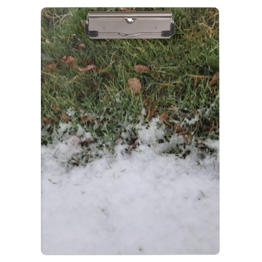 Een beetje sneeuw klembord (Voorkant)