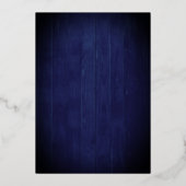 Een beetje sneeuwvlok is onderweg Baby shower Folie Uitnodiging (Achterkant)