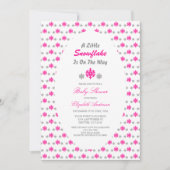 Een beetje sneeuwvlok is onderweg Baby shower Kaart (Voorkant)