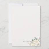 Een beetje sneeuwvlok is onderweg Baby shower Save The Date (Achterkant)