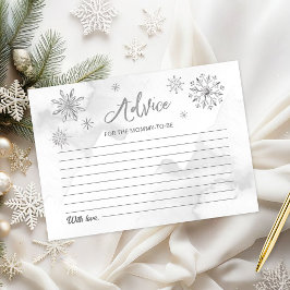 Een beetje sneeuwvlok is onderweg naar Grijze Baby