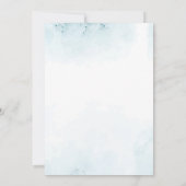 Een beetje sneeuwvlok op de weg Blue Baby Boy Show Kaart (Achterkant)