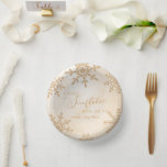 Een beetje sneeuwvlok Winter Wonderland Baby showe Papieren Kommen<br><div class="desc">Dit zijn een beetje sneeuwvlok goud Tan Beige Winter Wonderland Baby shower papier kommen!</div>