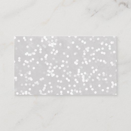 Een beetje sneeuwvlokken Baby shower met Kerstmis  Informatiekaartje (Achterkant)