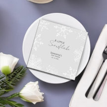 Een beetje Snowflake Baby shower Grey