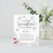 Een beetje snowflake Budget Baby shower (Staand voorkant)