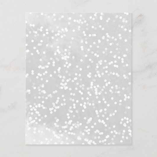 Een beetje snowflake Budget Baby shower (Achterkant)