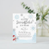 Een beetje snowflake Budget Baby shower (Staand voorkant)