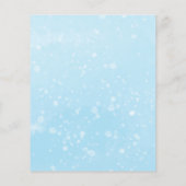 Een beetje snowflake Budget Baby shower (Achterkant)