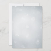 Een beetje Snowflake is onderweg Baby shower Kaart (Achterkant)