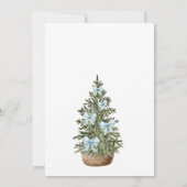 Een beetje Snowflake is onderweg Baby shower Kaart (Achterkant)