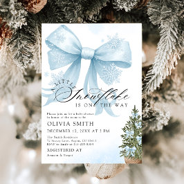 Een beetje Snowflake is onderweg Baby shower Kaart