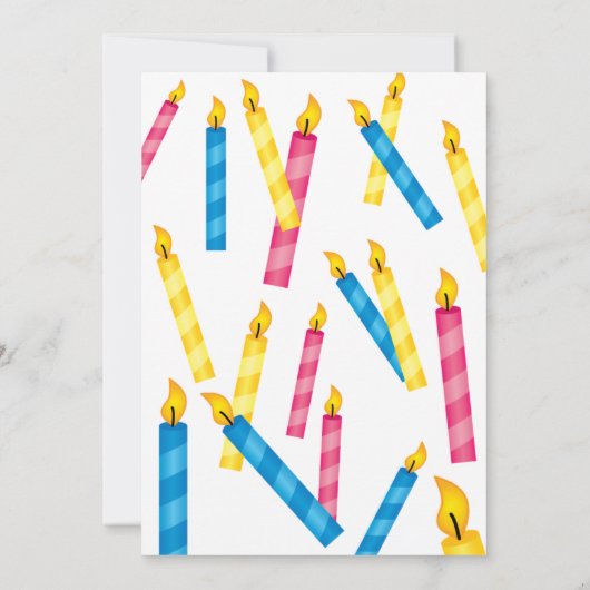 Een beetje Sprinkles Diverse Invitation Kaart (Achterkant)