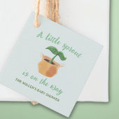 Een beetje Sprout Garden Plant Lover Baby shower Bedankjes Labels