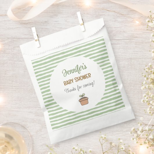 Een beetje spruit onderweg bedankzakje (Geknipt)