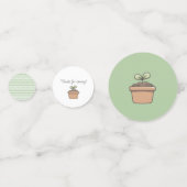 Een beetje spruit op de Way Table Confetti (Achterkanten)