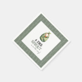 Een beetje spruit op de weg Baby shower servetten (Hoek)