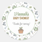 Een beetje spruit op de weg Sticker (Voorkant)