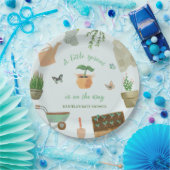 Een beetje spruit tuinieren Plant Baby shower Papieren Bordje (Feest)
