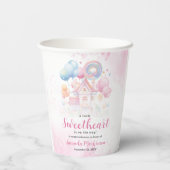 Een beetje Sweetheart Snoep Baby shower beker (Achterkant)