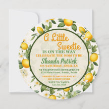 Een beetje Sweetie Lemon Theme Baby shower