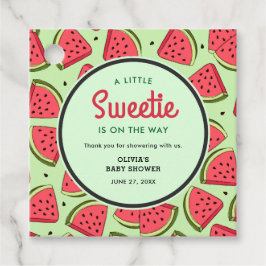 Een beetje Sweetie Watermeloen Baby shower Dank u Bedankjes Labels