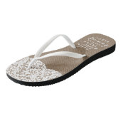 Een beetje traktatie voor je dansende voeten Burla Teenslippers (Schuin)