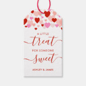 Een beetje Treat voor iemand Label, Valentijn Cadeaulabel (Voorkant)