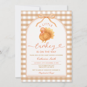 Een beetje Turkije is op weg naar Baby shower Ging Kaart