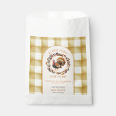 Een beetje Turkije Thanksgiving Herfst Baby shower Bedankzakje (Voorkant)