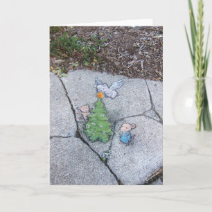 Een beetje vakantie juichen feestdagen kaart