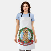 Een beetje vakantiejuichen! schort (Gedragen)