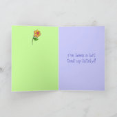 Een beetje vastgebonden Kaart (Binnen)