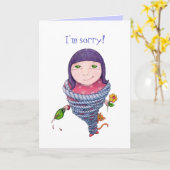 Een beetje vastgebonden Kaart (Gele Bloem)