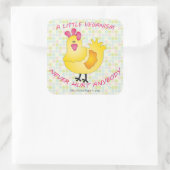 Een beetje veganisme doet nooit iemand sticker pij (Tas)