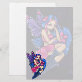 "Een beetje verlegen" bankierwerk Briefpapier (Voorkant / Achterkant)