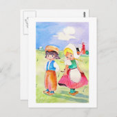 Een beetje verlegen Briefkaart (Voorkant / Achterkant)