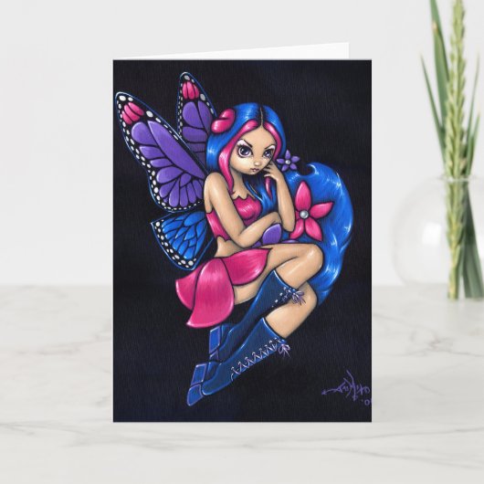 "Een beetje verlegen" Wenskaart Kaart (Voorkant)