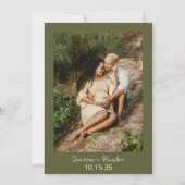 Een beetje Visser Waterverf Foto Baby shower Kaart (Achterkant)