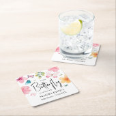 Een beetje vlinder Baby shower Onderzetter (Insitu)