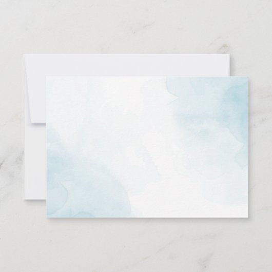 Een beetje vlinderblauw, bijtend bedankt (Achterkant)