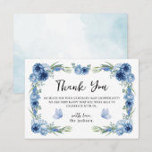 Een beetje vlinderblauw, bijtend bedankt (Voorkant / Achterkant)